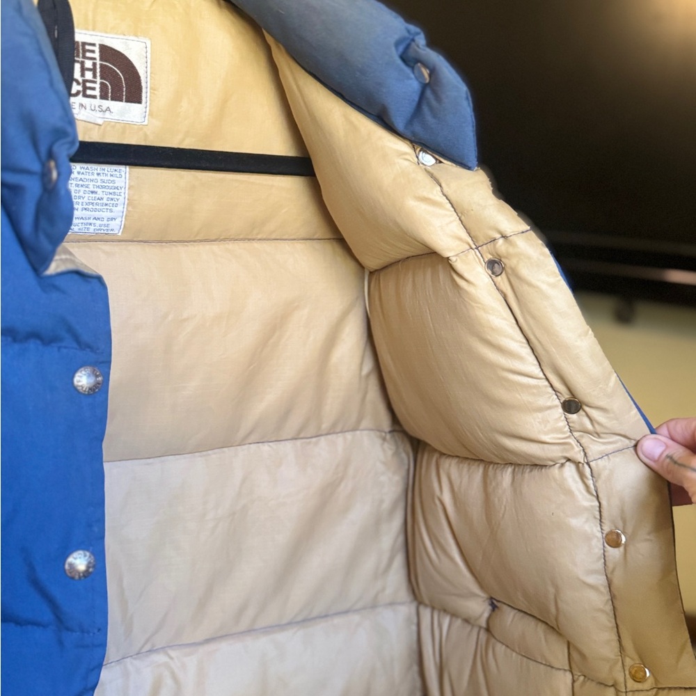 Vintage The North Face Down Vest Made in USA - Picture 4 of 10